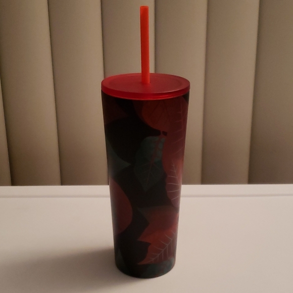 Starbucks Holiday 2020 Poinsettia Red Tumbler Cup - Picture 4 of 7
